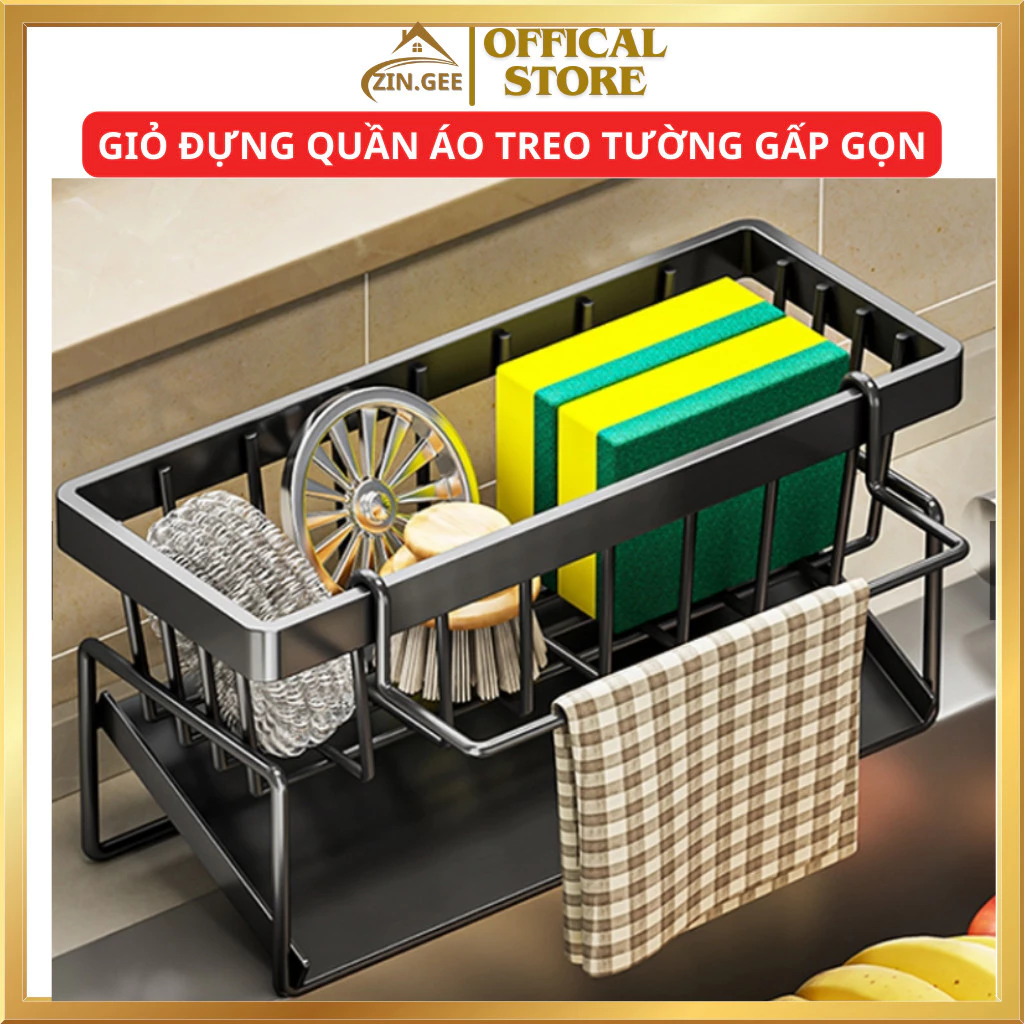 KỆ ĐỂ ĐỒ RỬA CHÉN BÁT MẠ KẼM, KỆ NHÀ BẾP TIỆN ÍCH