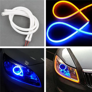 [Shztgm] Dải ống LED linh hoạt 30CM DRL Đèn chạy ban ngày Đèn đỗ xe ô tô
 Mới