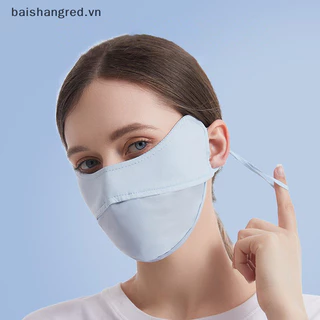 Brvn Mới Ice Silk Mask Che Nắng Mặt nạ bảo vệ mắt Mùa hè Mặt nạ chống tia cực tím Cưỡi Mặt nạ che nắng Nữ Nửa mặt BRVN