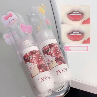 Zvev Rabbit Paradise Capsule Mirror Water Gloss Lip Glaze Lip Gloss Glass Lipstick