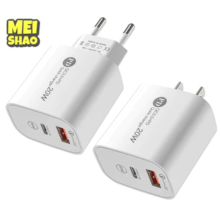 Meishao PD 20W Sạc USB Sạc Nhanh 3.0 Sạc Điện Thoại Nhanh Tyep-C Cho Điện Thoại Đẹp