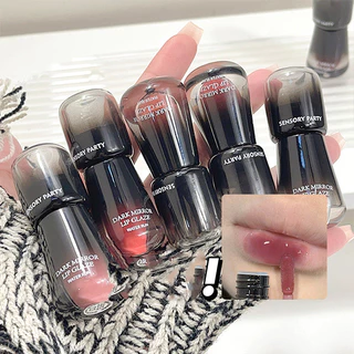 Cảm BIẾN BÊN Gương Đen Bóng Nước Lip Glaze Học Sinh Dưỡng Ẩm Son Môi