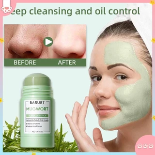 ✅COD Mugwort Clay Stick Mặt Nạ đất Sét Chống Mụn Làm Sạch Lỗ Chân Lông Loại Bỏ Mụn đầu đen Cải Thiện Làn Da Dễ Bị Mụn Trứng Cá Mặt Nạ Rắn Mặt Nạ Dạng Thanh 40g