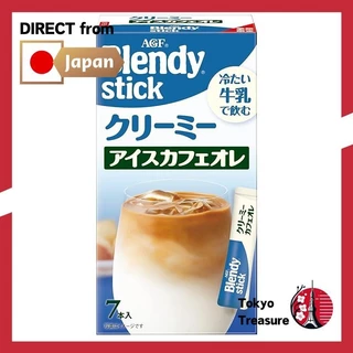 AGF Blendy Stick Creamy Iced Café au Lait [Milk Drink Series] [Stick Coffee] 7 pieces (x 6)