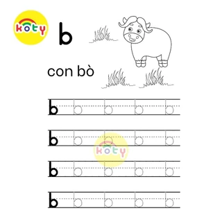 Bô 29 Tranh Tô Màu Bảng Chữ Cái In Thường Tiếng Việt - Giúp Bé Tập Vẽ Theo Nét Đứt Làm Quen Với Chữ Cái TV20