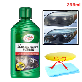 Dung Dịch Phục Hồi Đèn Xe Bị Ố Màu Turtle Wax Headlight Cleaner & Sealant 266ml