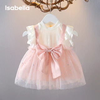 Isabella váy bé gái công chúa váy cho  bé gái thời trang dễ thương đẹp 2024 NEW KLQ2450HMA 20Z240514