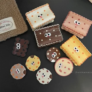 Ins Cô Gái Hàn Quốc Hình Học Retro Ngọt Ngào Vui Vẻ Cookie Bên Kẹp Tính Khí Đơn Giản Cá Tính Dễ Thương Kẹp Tóc Cá Mập Barrette Nữ Mũ Đội Đầu Phụ Kiện