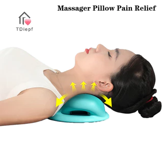 [Tdiepf] Massage Cáng Cổ Relr Cổ Tử Cung Chiropractic Kéo Gối Massage Giảm Đau Cổ Hỗ Trợ Lực Kéo Corrector Thiết Bị MỚI