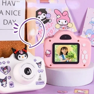 Sanrio Kuromi Thời Trang Nhỏ Camera Trẻ Em HD Hoạt Hình Cinnamoroll Giai Điệu Sinh Nhật Ngày Trẻ Em Quà Tặng Trẻ Em Du Lịch Thiết Yếu