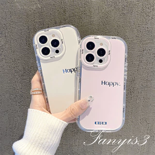 Tương Thích Cho iPhone 15 14 13 12 11 Pro Max 8 7 6 6s Plus SE 2020 XR XS Max INS Đơn Giản Sang Trọng Thời Trang Tối Giản Mặt Gương Trang Điểm Bề Mặt Vỏ Điện Thoại Bảo Vệ Mặt Sau