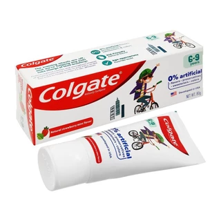 Tuýp 80g_Kem đánh răng cao cấp cho bé, kem đánh răng trẻ em Colgate Kid Free From 3_9 tuổi