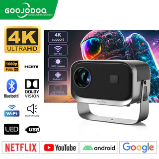 Máy chiếu GOOJODOQ Wifi 4k Full HD 1080p 10000 LM Hỗ trợ Android iOS