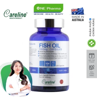 Viên uống bổ sung DHA cho mẹ bầu Careline Fish Oil 100 viên