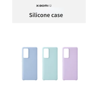 Thích hợp cho Xiaomi 12 / 12X Vỏ điện thoại Silicon lỏng Lưới chống sốc 12pro Vỏ bảo vệ thân thiện với da Vỏ điện thoại Thời trang đơn giản