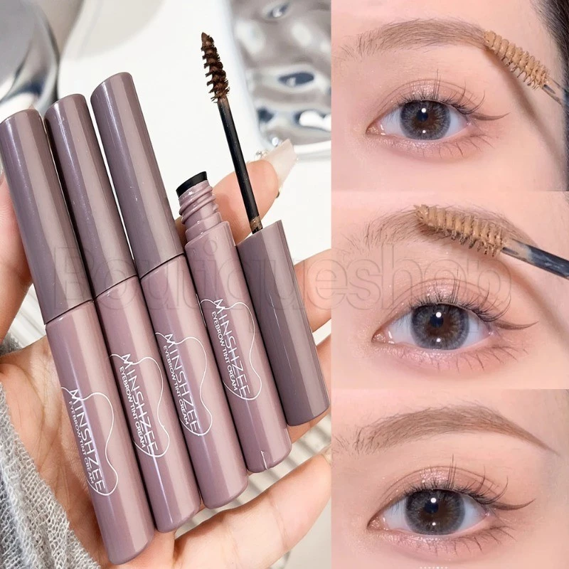 Kem Nhuộm Lông Mày MINSHZEE - Mascara Nâu - Kem Che Khuyết Điểm Lông Mày - Chống Thấm Nước, Lâu Dài, 3D, Không Mờ - Tăng Cường Lông Mày - Mỹ Phẩm Trang Điểm Nữ