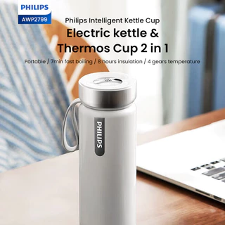 Bình đun nước điện Philips AWP2799 Thiết kế 2 trong 1 Chai cách nhiệt sôi & chân không