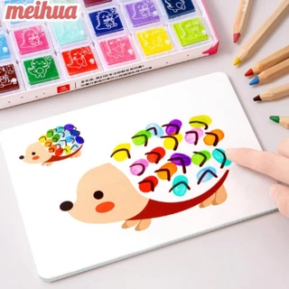 Meihua Tranh Ngón Tay, Đồ Chơi Vẽ Doodle DIY, Quà Tặng Montessori Sáng Tạo Tô Màu Đồ Chơi Giáo Dục Graffiti Sách Bé