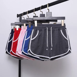 QUẦN SHORTS THUN NỮ, QUẦN ĐÙI NỮ THUN COTTON MỀM MÁT  PHỐI VIỀN LOẠI 1