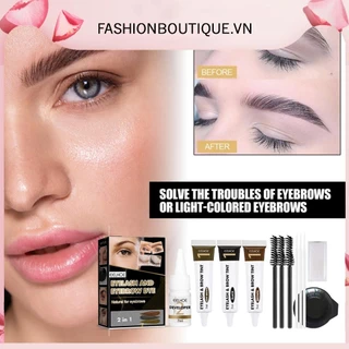 [Fashionboutique.vn] Thuốc nhuộm lông mày 2 trong 1 Thuốc nhuộm lông mày lâu trôi Màu nhanh Thuốc nhuộm lông mày Tint để sử dụng tại nhà