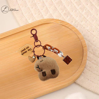 Luimo Dễ Thương Capybara Mặt Dây Chuyền Sang Trọng Búp Bê Móc Khóa Lông Tơ Động Vật Móc Khóa Charm Xe Ba Lô Mặt Dây Chuyền Trang Trí Trẻ Em Quà Tặng Sinh Nhật * Bán Chạy