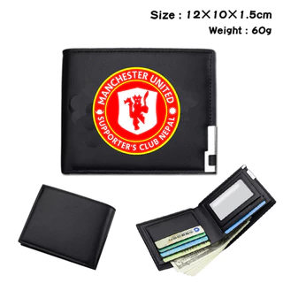 Manchester United F.C.Wallet Sinh Viên Ví Gấp Nửa Nam Nữ Ví Ngắn Túi Đựng Thẻ Zero Ví