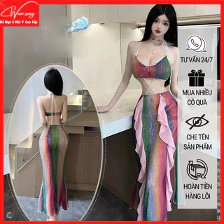 Cosplay Tiên Cá Cầu Vồng Nội Y Quyến Rũ 2793 [CWEAR.SEXY_ĐỒ NGỦ & NỘI Y CAO CẤP]