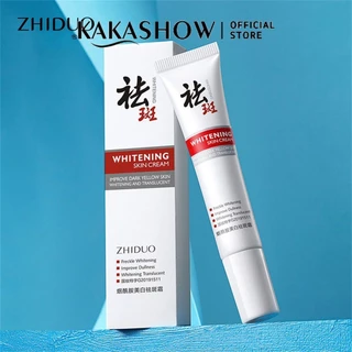 Zhiduo Chất tẩy tàn nhang hiệu quả Kem WhitE Loại bỏ vết thâm Kem điều trị phục hồi nám 20g