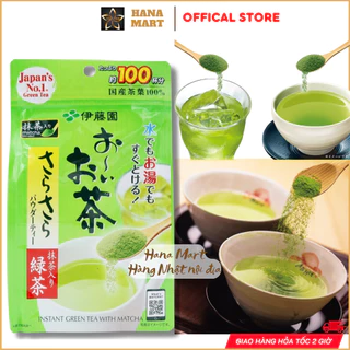 [DATE MỚI] Bột trà xanh matcha nguyên chất 100% & matcha giảm mỡ nội tạng BMI ITOEN nội địa Nhật Bản