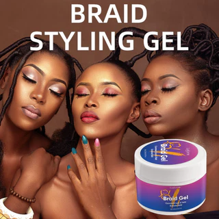 Gel Braid YL, Extreme Hold, Smooths & Tames Frizz, Không sủi bọt hoặc sấy khô, Độ bóng cao, Lâu trôi cho Bím, Khóa, Xoắn, Lông mày