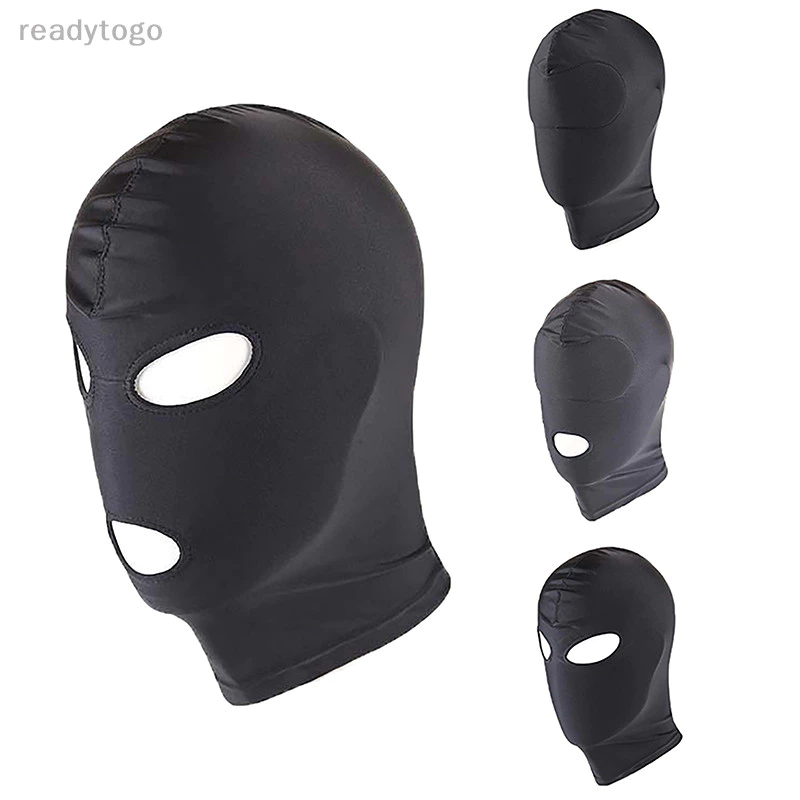 [Readytogo] 1 / 2 / 3 Lỗ Unisex Mặt nạ thoáng khí Co giãn Balaclava Mũ trùm đầu Halloween Cosplay Mũ dự tiệc Nam Chiến thuật Quân đội Trò chơi Khẩu trang [Hàng có sẵn]