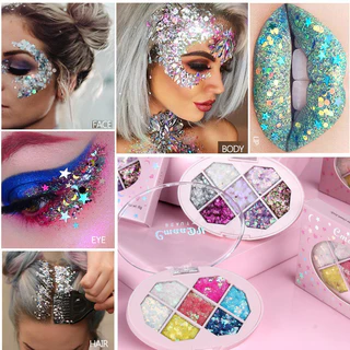 Spot Goods#Pay Attention to View!Link Disclaimer-Exclusive Supply:CmaaDUSeven Colors Glitter Powder Eye Shadow Plate4vv