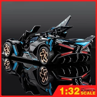 Klt 1: 32 Bugatti Bolide Supercar Hợp Kim Kim Loại Đồ Chơi Mô Hình Xe Diecast Xe Cho Bé Trai Trẻ Em Mô Phỏng Âm Thanh Hiệu Ứng Ánh Sáng Quà Tặng Sở Thích Bộ Sưu Tập