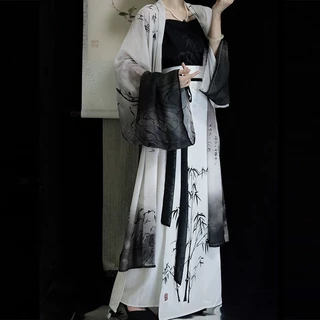 Song Made Hanfu Nữ Cải Tiến Váy Sling Mới Phong Cách Trung Hoa Mùa Xuân Mùa Hè Phù Hợp Với