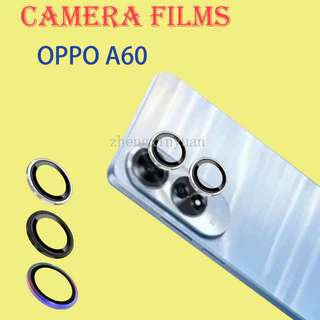 Vòng Kim Loại Bảo Vệ Camera Phim Cho OPPO A60 2024 Full Cover Bảo Vệ Ống Kính Máy Ảnh Dành Cho OPPOA60 A 60 4G 5G Ống Kính