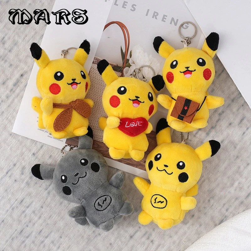 Mars [Code CLS2404B giảm 30k đơn 99k] Móc khóa hình Pikachu chứa đầy dễ thương