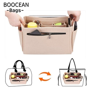 BOOCEAN Túi đựng túi xách, Tấm lót chèn nỉ tổ chức, Túi di động bền bỉ Hỗ trợ lưu trữ Túi bên trong