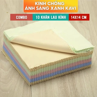 Bộ Combo 10 Khăn Lau Kính Chuyên Dụng  Lau Mắt Kính Cận, Mặt Kính Điện Thoại Sáng Bóng-Khanhvanshop