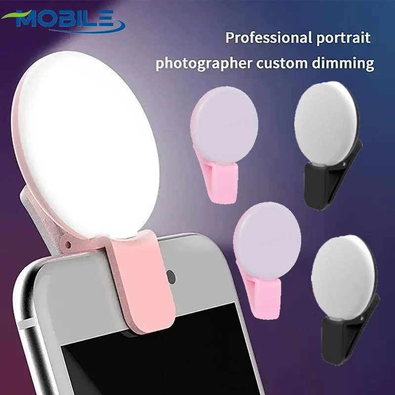 Đèn điện thoại di động Đèn LED Video - Đèn nhấp nháy chụp ảnh có thể điều chỉnh - Đèn lấp đầy chụp ảnh - Đèn lấp đầy máy ảnh Video - Đèn Selfie LED Mini - Đèn lấp đầy Selfie kẹp di động
