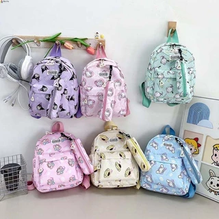 Túi đi học LEOTA Melody, Ba lô Kitty Cat Pompompurin Kuromi, Ba lô trẻ em Nylon công suất lớn phong cách Hàn Quốc Mẫu giáo