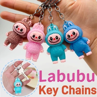 Móc khóa búp bê mặt dây chuyền Labubu - Nhẫn chìa khóa mặt dây chuyền cừu nhỏ - Hoạt hình, Dễ thương, Nhiều màu - Móc chìa khóa hình động vật - Quà tặng cho những người bạn thân nhất - Phụ kiện trang trí xe hơi, túi xách