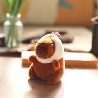 Adachoi Capybara Sang Trọng Móc Khóa Mô Phỏng Capibara Anime Lông Tơ Đồ Chơi Kawaii Búp Bê Dễ Thương Đồ Chơi Nhồi Bông VN