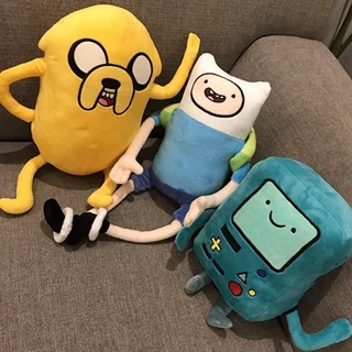 Jfmm 28-42cm Finn Jake BMO Búp Bê Thú Nhồi Bông Mềm Sáng Tạo Phiêu Lưu Thời Gian Sang Trọng Đồ Chơi Hoạt Hình Búp Bê Nhồi Bông Quà Tặng Trẻ Em