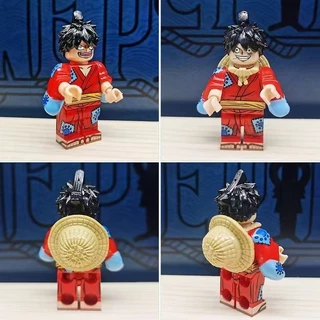 Luffy Leijiu Tương Thích Lego Ace Trọn Bộ Khối Xây Dựng Một Mảnh Vinsmoke Garlot Zoro Series Minifigure AHII