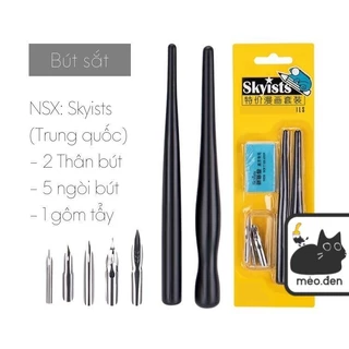 Bút Sắt SKYISTS Và Mực Nước 30ml Vẽ Truyện Tranh, Manga, Comic - Họa Cụ Hakuart