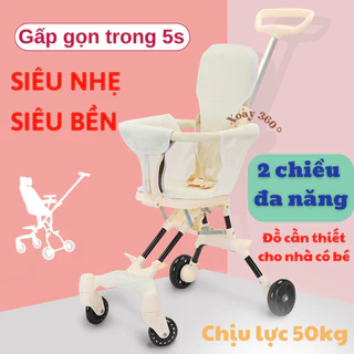 Xe Đẩy Cho Bé C&M BABY Gọn Nhẹ Xoay 2 Chiều Đa Năng Gấp Gọn Nhanh Chóng Mang Đi Du Lịch Khung Chắc Chắn Chịu Tải Nặng