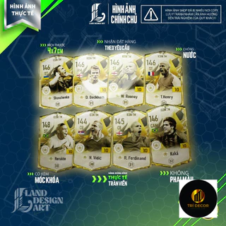 Móc khoá cầu thủ mùa ICON The Moment - FC Online (FO4)-in 2 mặt -ĐH