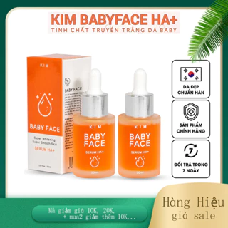 Tinh Chất Truyền Trắng Kim Baby Face HA+ cao cấp, Serum Dưỡng Da 30ml