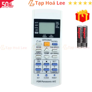 Điều khiển điều hòa Panasonic Mã 13 nút vàng, remote máy lạnh Panasonic - Tạp Hóa Lee