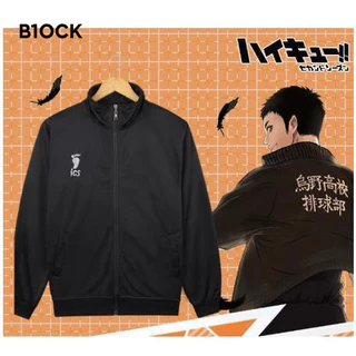 Áo khoác / quần B1OCKSports ăn mặc nhân vật hoạt hình Haikyuu!! Karasuno